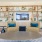 community lounge with TV and chairs at The Nash Apartments in North Park, San Diego