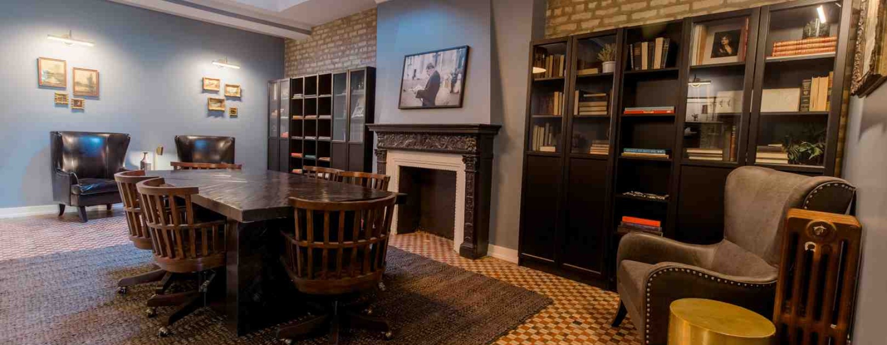 coworking space with phone booths