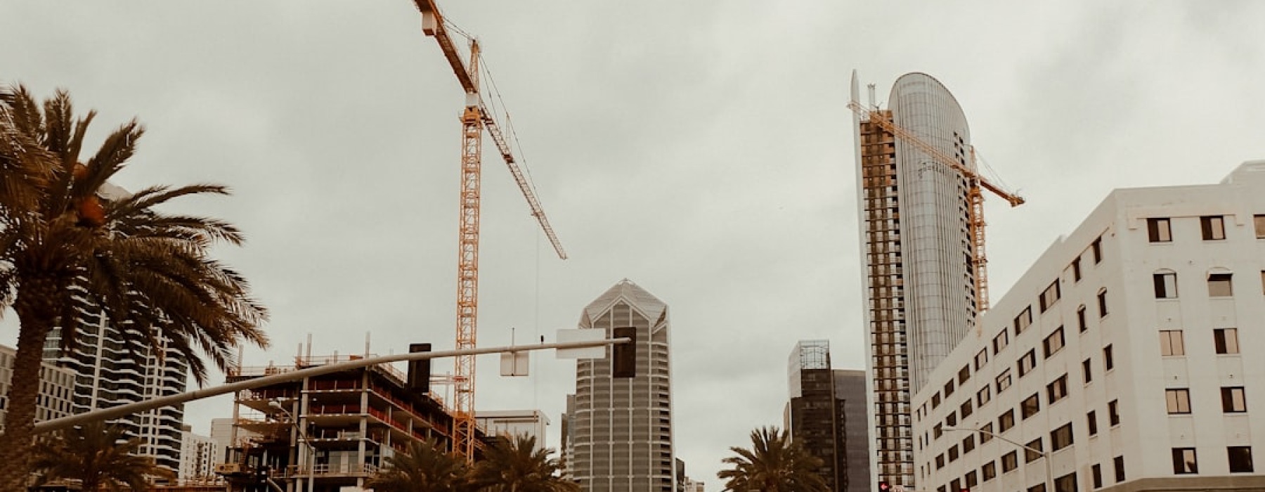 A vibrant street scene in North Park showing local shops and modern apartment exteriors - apartments for lease San Diego